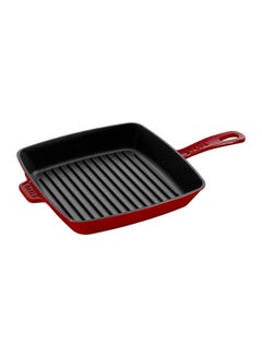 STAUB Square Shaped Grill Pan Cherry 26x26centimeter  - Image 1