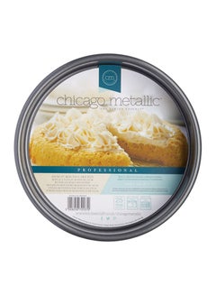 chicago metallic Non-Stick Round Cake Mould Black 8x2inch  - Image 2