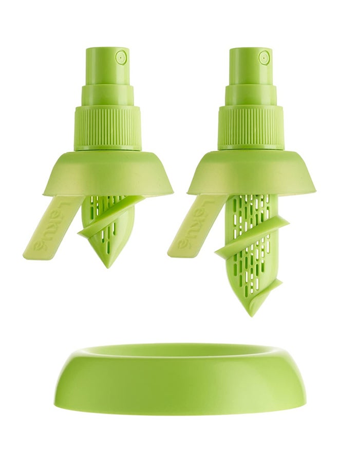 Lekue 3-Piece Citrus Spray Green - Image 1