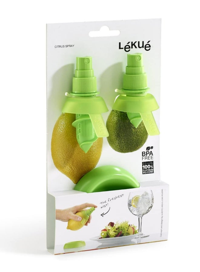 Lekue 3-Piece Citrus Spray Green - Image 5