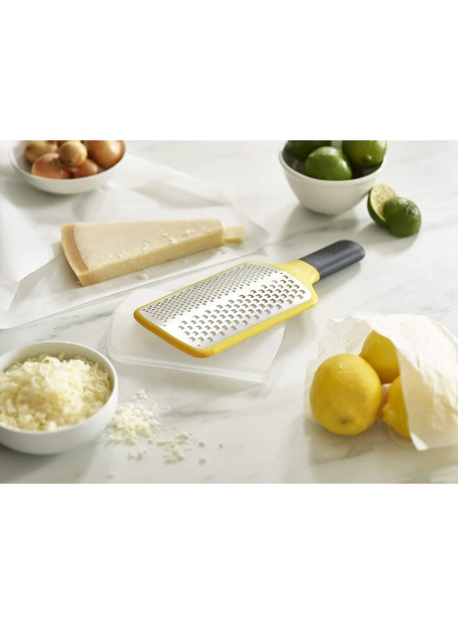 Joseph Joseph Multi-Grate 2-In-1 Paddle Grater Black/Yellow/Silver 26.5x10.5x1.8cm  - Image 5