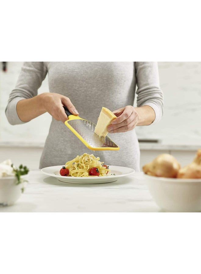 Joseph Joseph Multi-Grate 2-In-1 Paddle Grater Black/Yellow/Silver 26.5x10.5x1.8cm  - Image 3