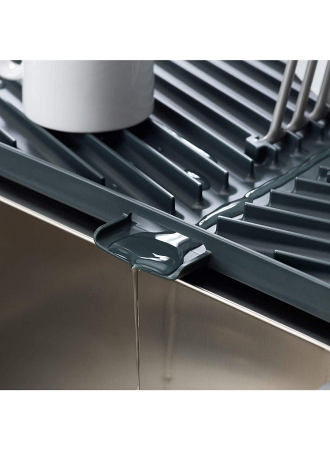 Joseph Joseph Flip-Up Draining Board Grey 2.4x40x31.9cm  - Image 5