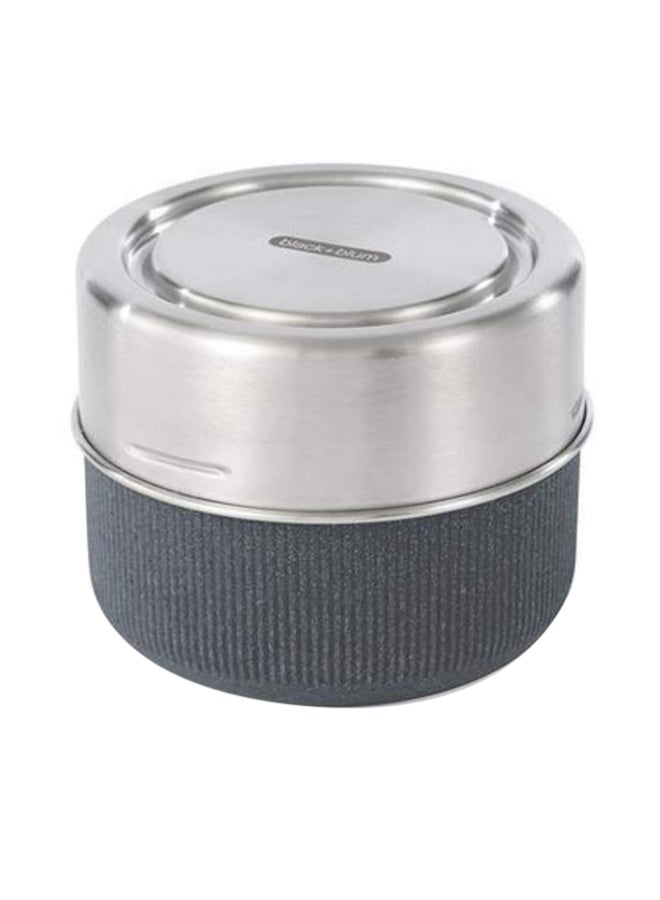 Black and Blum - Lunch Bowl With Storage Case Slate/Silver 12x9.50cm - Image 1
