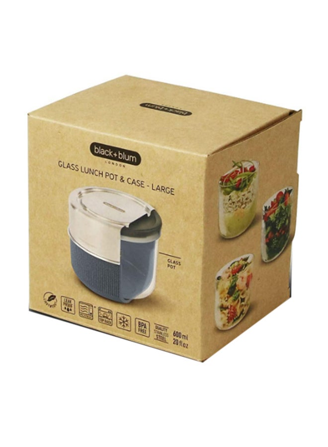 Black and Blum - Lunch Bowl With Storage Case Slate/Silver 12x9.50cm - Image 1