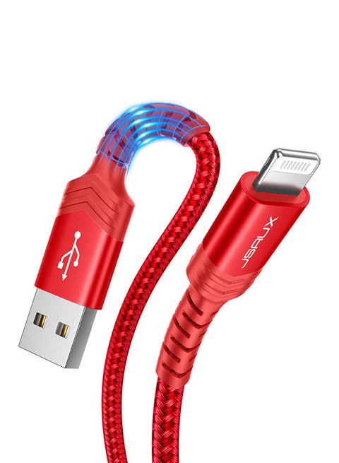 Mfi Usb-A To Lightning Cable 1.2M Red