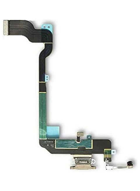 Charging Port Connector Headphone Flex Cable Module Replacement Compatible With Iphone Xs Max Black