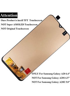 Bestdealing Galaxy A20 LCD Screen Replacement Touch Black  - Image 3