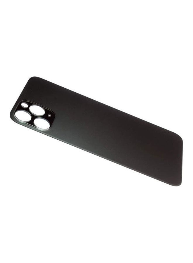 Generic - Iphone 11 Pro Plain Glass Back Replacement Black - Image 1