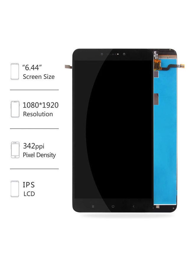 Generic - For Xiaomi Mi Max 2 Screen Replacement Black - Image 1