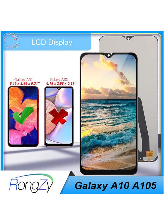 Generic - Replacement Screen For Samsung Galaxy A10 LCD Display Digitizer Touch Screen And A Set Of Practical Tools () Black - Image 1