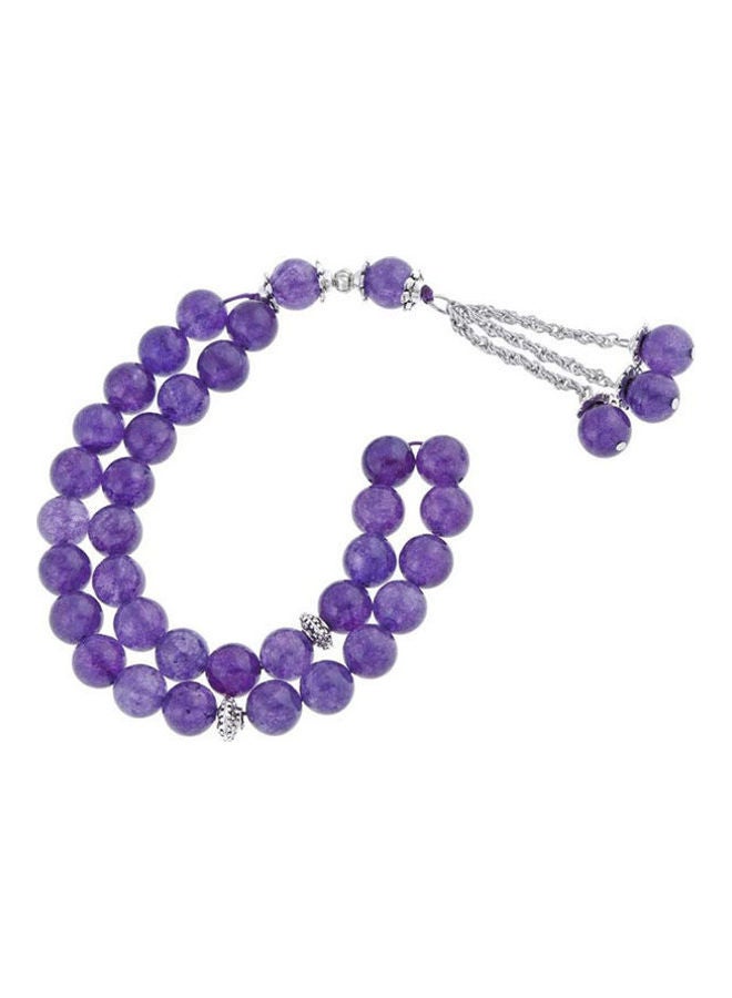 Masbaha Unisex Agate Gemstone Prayer Beads - Image 1