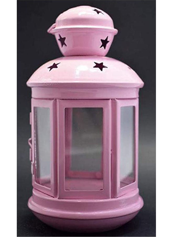 Lantern For Small Candles Pink 22cm - Image 2