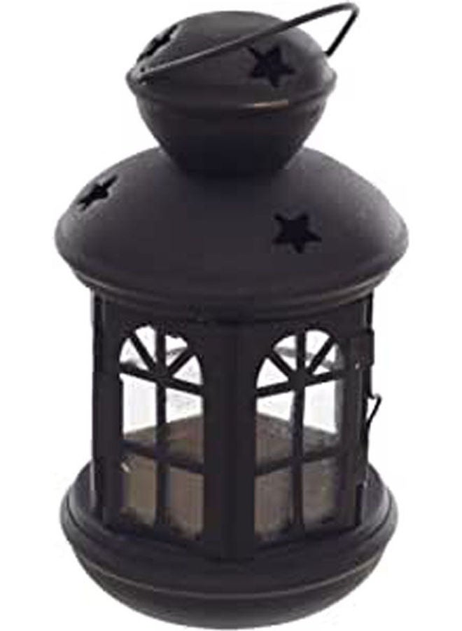 ماركة غير محددة Metal Ramadan Lantern For Small Candles Black Scm  - Image 1