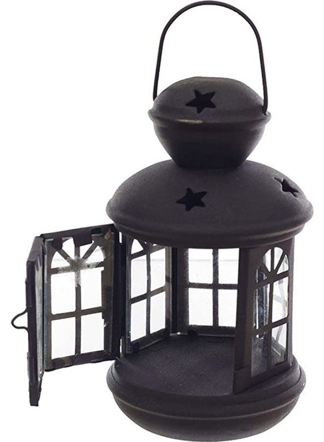 ماركة غير محددة Metal Ramadan Lantern For Small Candles Black Scm  - Image 2