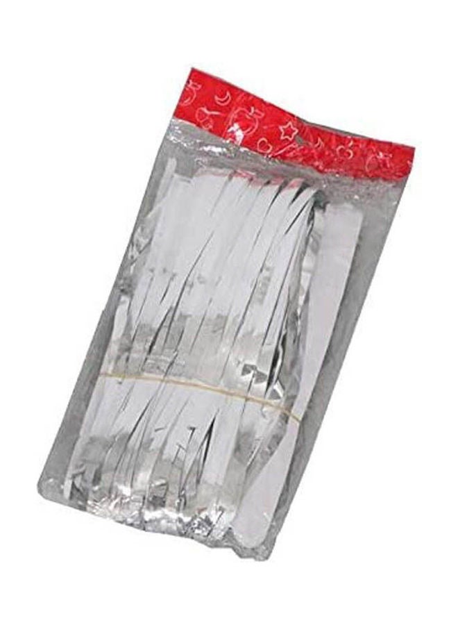 Metallic Foil Tinsel Fringe Curtain Door Rain Birthday Party Decoration 2meter - Image 1