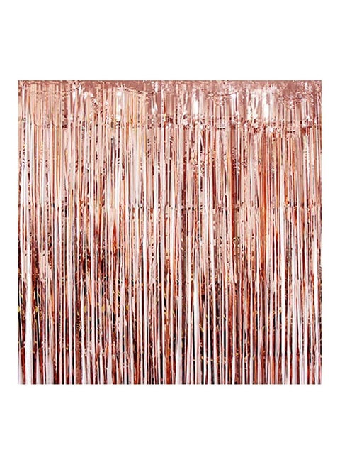 Metallic Tinsel Foil Fringe Curtains For Party 2meter