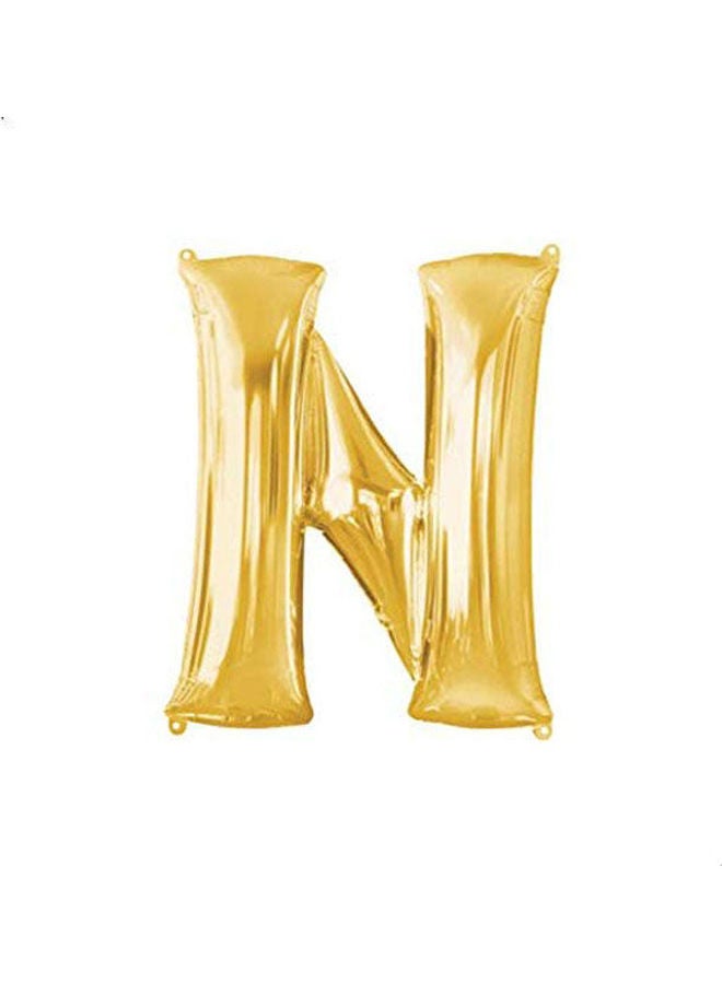 Letter N Supershape Helium Balloon 