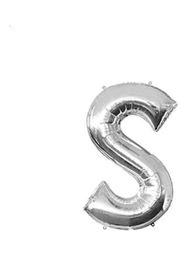 Letter S Supershape Helium Balloon 