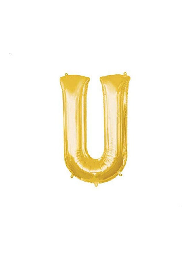 Letter U Supershape Helium Balloon 