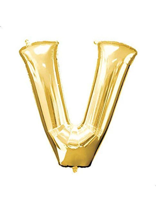 Letter V Supershape Helium Balloon 