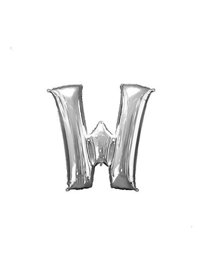 Letter W Shaped Helium Balloon 