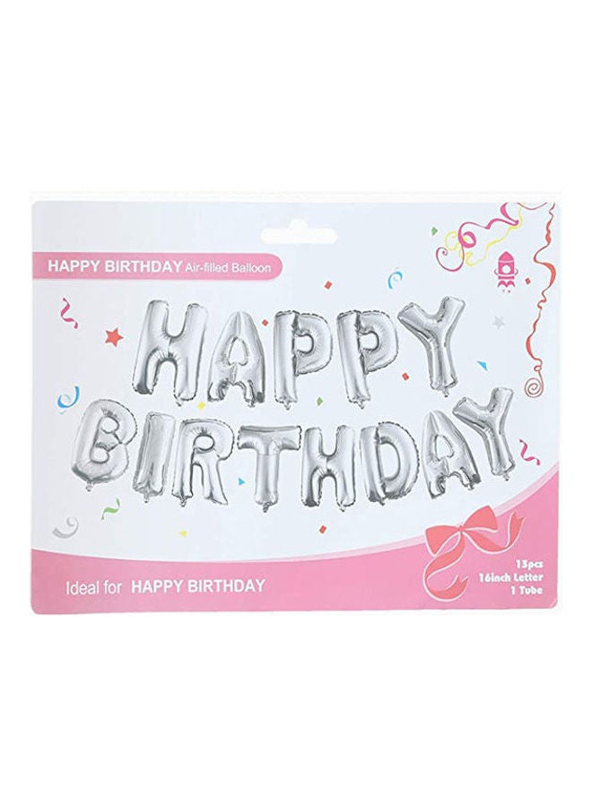 Mcolour Balloon Balloon Birthday Helium Balloon Silver 