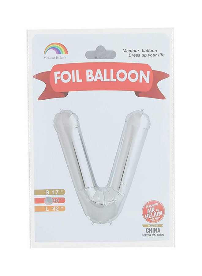 Mcolour Balloon Balloon Foil Balloon - Letter V 30inch 
