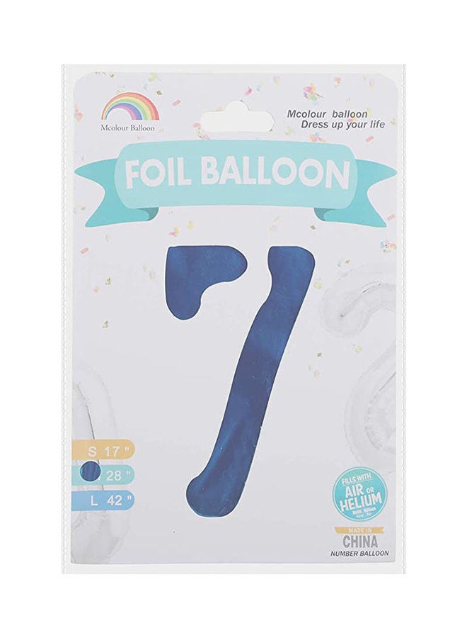 Mcolour Balloon Balloon Foil Balloon, Number 7 28inch  - Image 1