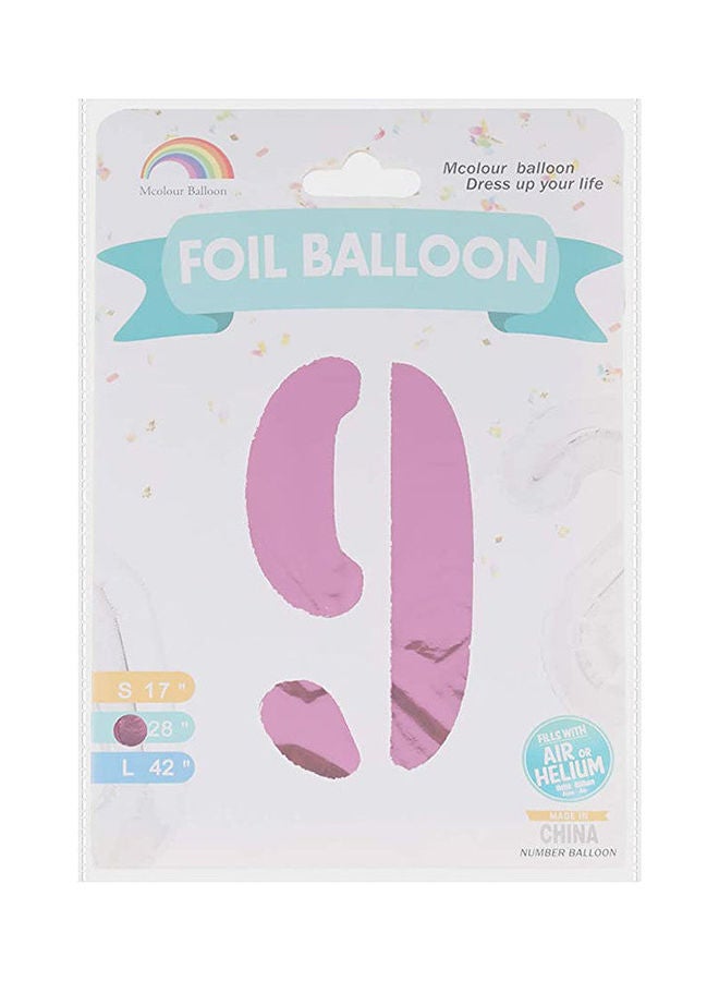 Mcolour Balloon Balloon Foil Balloon, Number 9 28inch  - Image 1