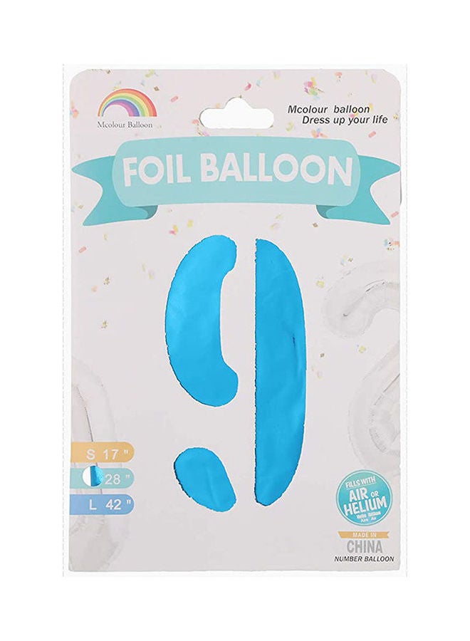 Mcolour Balloon Balloon Foil Balloon, Number 9 28inch  - Image 1