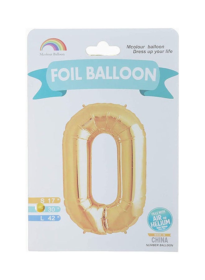 Mcolour Balloon Letter O Shaped Helium Balloon 30inch 