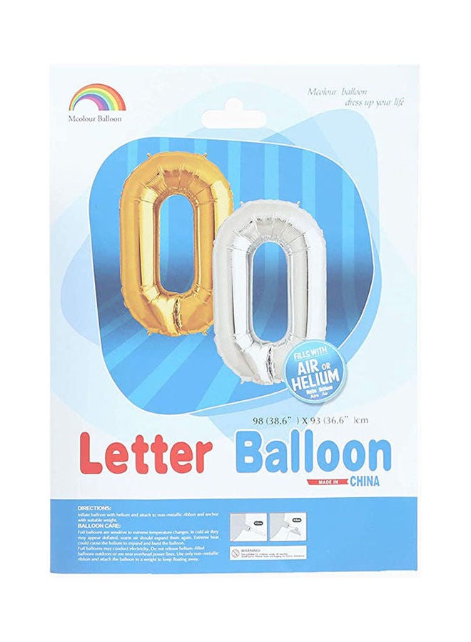 Mcolour Balloon Letter O Shaped Helium Balloon 