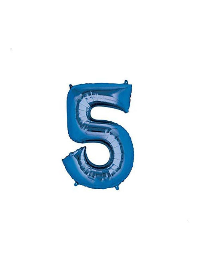 Number 5 Supershape Helium Balloon 