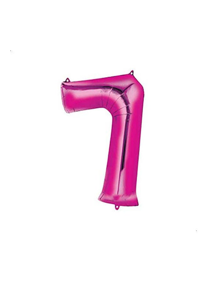 Number 7 Supershape Helium Balloon 