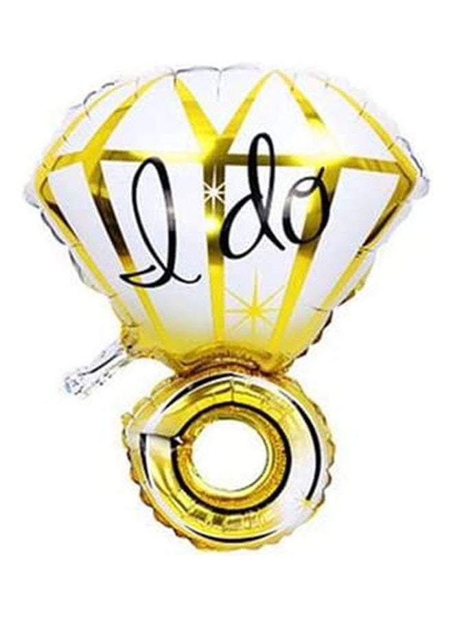 I Do Diamond Ring Balloon Foil Helium Balloon For Engagement Wedding Decoration 68x50cm 