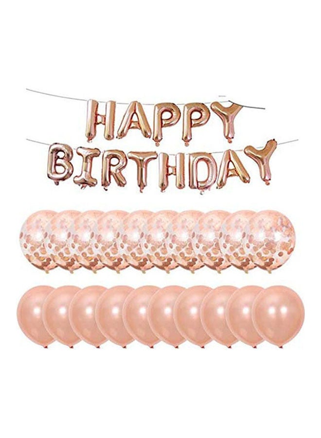Generic - Happy Birthday Balloon Air Letters Alphabe Ramadan Foil Balloons Kids - Image 1