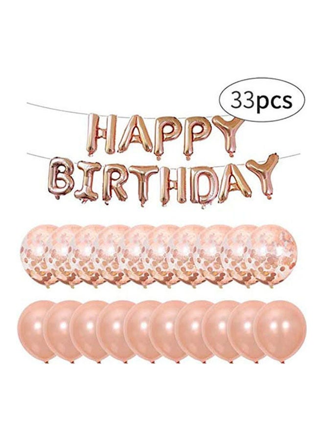 Generic - Happy Birthday Balloon Air Letters Alphabe Ramadan Foil Balloons Kids - Image 1