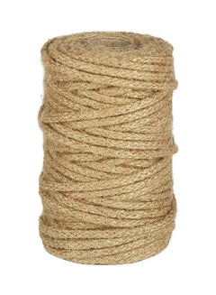 Tenn Well Braided Jute Twin Wide Jute Rope For Artworks And Crafts Macrame Projects Gardening Applications Multicolour 0.35cm 