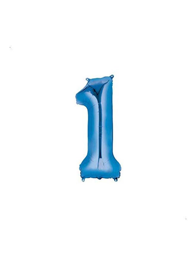 Number 1 Supershape Helium Balloon 