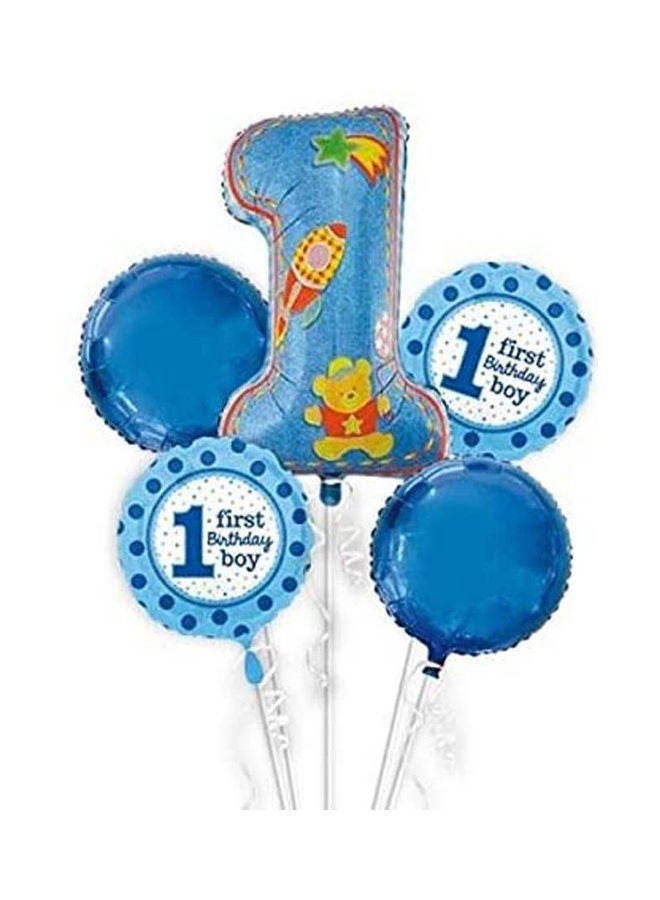 New Born Baby First Birthday Baby Shower Decoration Helium Balloon Set Of 5 Pieces 