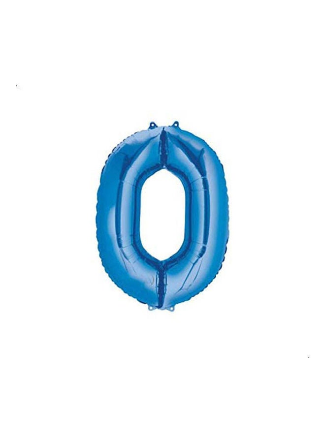 Number 0 Supershape Helium Balloon 