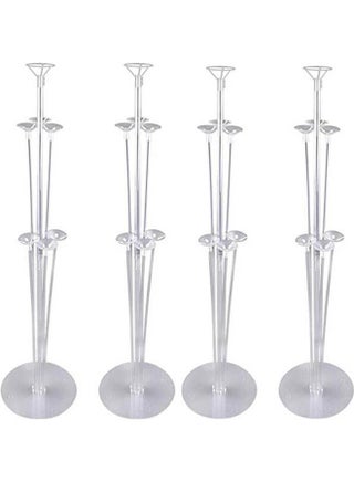 Balloon Stand Kit 4 Sets Of Clear Table Desktop Balloon Holder With 7 Balloon Sticks - v1648163724/N52988389A_1