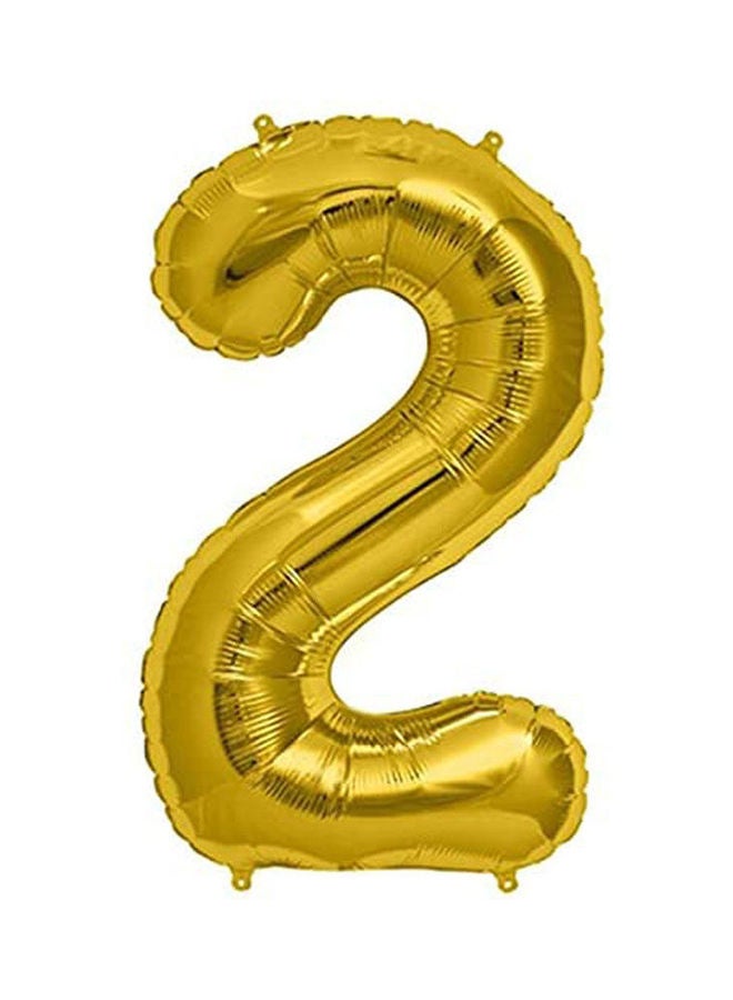 Foll Helium Balloon Gold 32inch 
