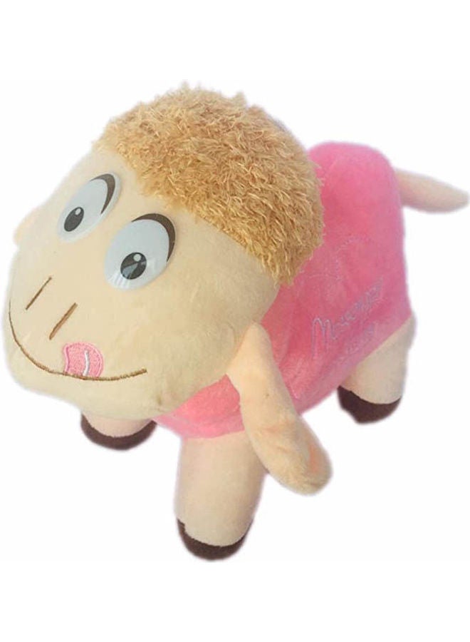 Sheep Stuffed Plush Toy With Bell Around Neck For Eid Boys And Girls -  Medium Size