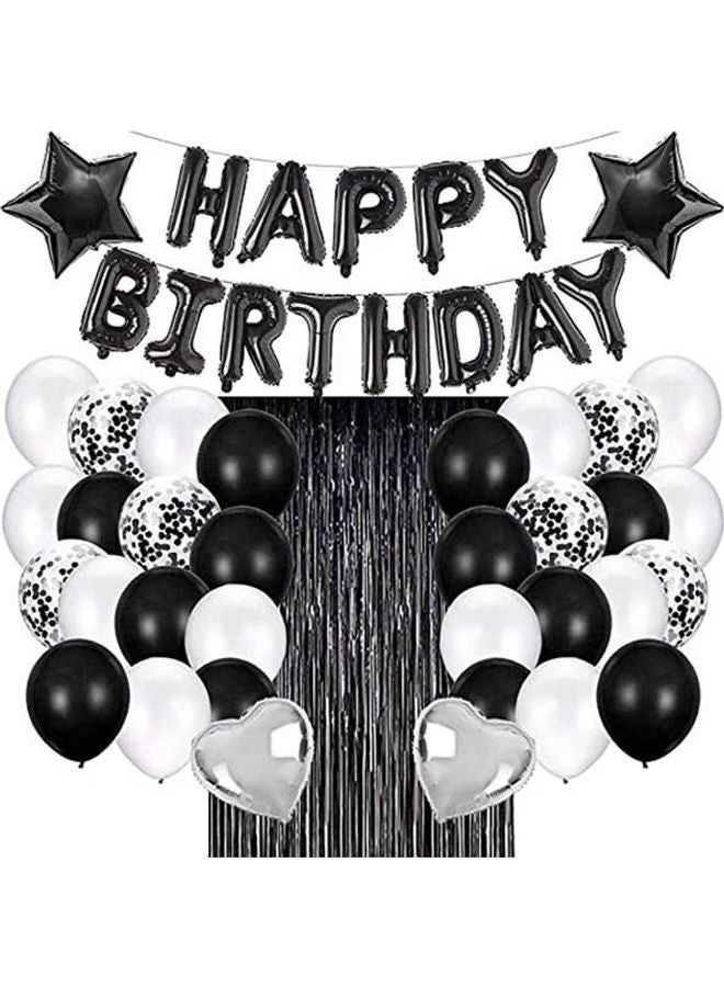 Secret - Birthday Party Decorations Set With Happy Birthday Balloons Banner, Multiculor ‎27.8x20.6x4.8 - Image 1