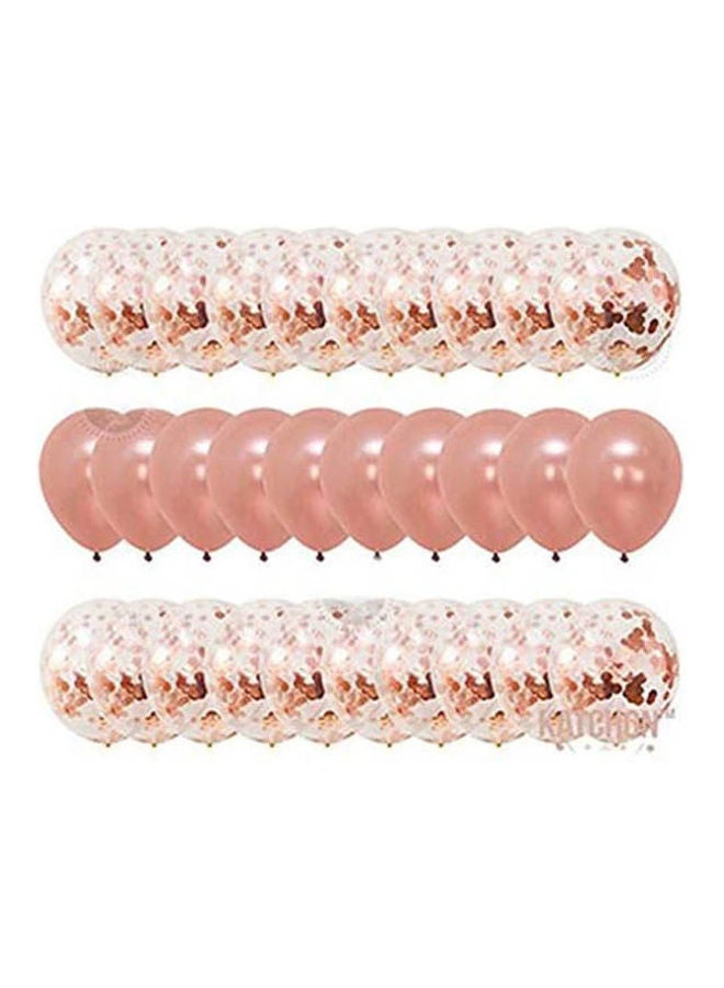 Confetti Foil Balloon Set For Happy Birthday Party Decoration 