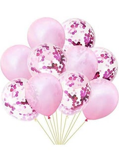 Balloon Confetti Sequin Balloon Birthday Party Decoration Purple ‎24.6x12.4x2.6 - v1648163841/N52988276A_1