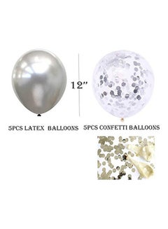 Haimimall Star Heart Foil Balloons For Birthday Party Decoration Multiculor  - Image 2