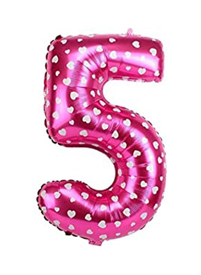 Happyparty Number 5 Ballon Number Foil Ballons For Party Birthday Wedding Decoration 32inch 